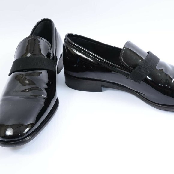 Salvatore Ferragamo Antone patent grosgrain loafer main image 6